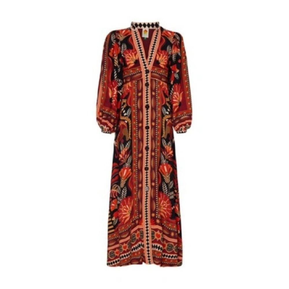 Farm Rio Nature Beauty Printed Maxi Dress - Picture 3 of 8